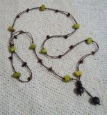 Colar Longo Pedraria - Preta Pimenta